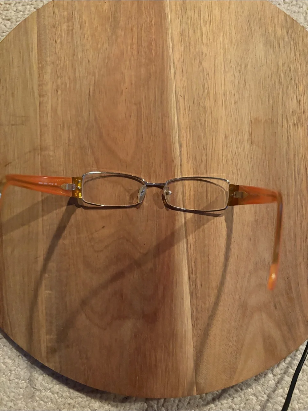 Prada rectangular optical frames